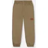 Deux Par Deux Kids Unisex Splash Pants Taupe In Taupe