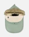 Deux Par Deux Boy Bunting Bag Designed For Car Seat And Stroller In Green