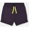 Deux Par Deux Kids'  Boy's French Terry Short Dark Gray