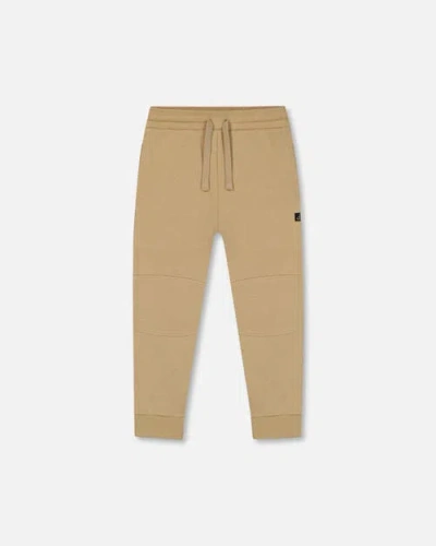 Deux Par Deux Boys' Jogger Sweatpants - Little Kid In Beige