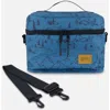 Deux Par Deux Boy's Lunch Box Blue Camping Print In Blue Camping Print