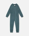 DEUX PAR DEUX DEUX PAR DEUX BOY'S ONE PIECE THERMAL UNDERWEAR PINE GREEN