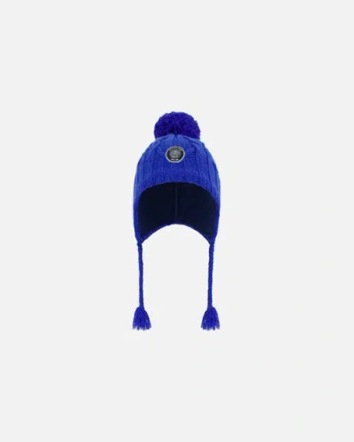 Deux Par Deux Boys' Peruvian Knit Hat - Little Kid, Big Kid In Princess Blue