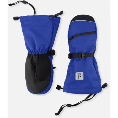 Deux Par Deux Kids'  Boy Waterproof Teknik Cordura Winter Mittens In Multi