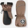 Deux Par Deux Kids'  Boy Winter Mittens Play In Brown