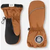 Deux Par Deux Boy Winter Mittens Play In Brown