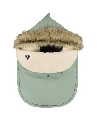 Deux Par Deux Boys' Bunting Bag Designed For Car Seat And Stroller - Baby In Green