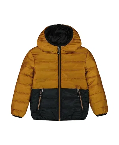 Deux Par Deux Boys' Colorblock Quilted Mid-season Jacket - Baby