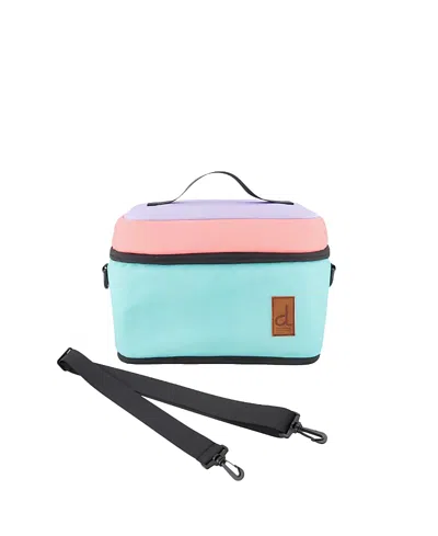 Deux Par Deux Boys' Durable Functional Classic Lunch Box - Little Kid, Big Kid In Blue