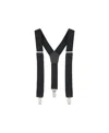 Deux Par Deux Boys' Elastic Suspenders - Baby In Anthracite
