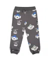 Deux Par Deux Boys' Fleece Sweatpants - Baby In Gray