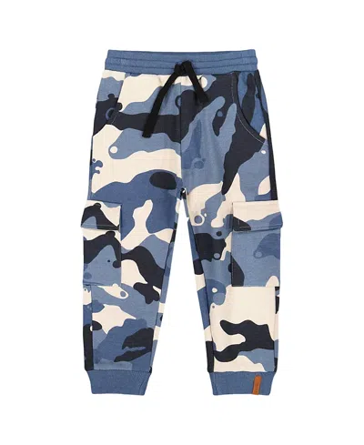 DEUX PAR DEUX DEUX PAR DEUX BOYS' FLEECE SWEATPANTS WITH CARGO POCKETS - LITTLE KID