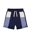 DEUX PAR DEUX DEUX PAR DEUX BOYS' FRENCH TERRY COLOR BLOCK SHORT - LITTLE KID, BIG KID