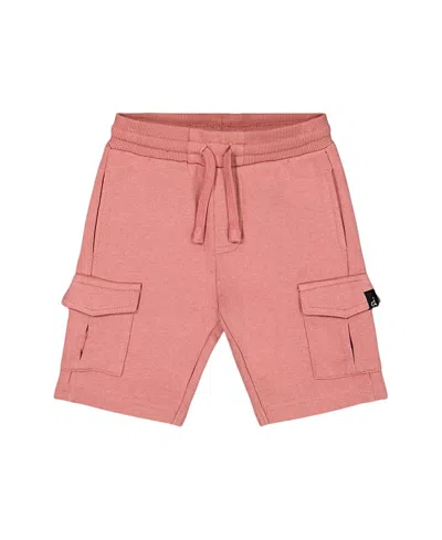 Deux Par Deux Boys' French Terry Short - Baby In Dark Old Rose