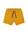 Deux Par Deux Boys' French Terry Short - Baby In Vibrant Orange
