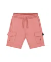 Deux Par Deux Boys' French Terry Short - Little Kid In Pink