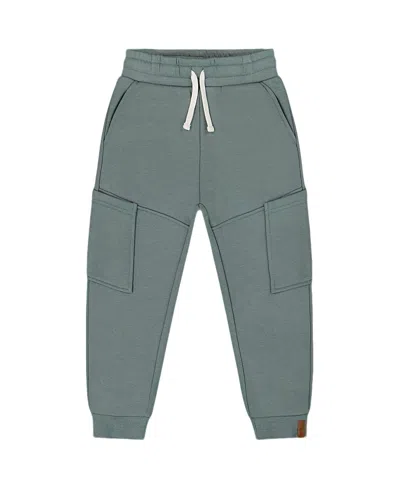 DEUX PAR DEUX DEUX PAR DEUX BOYS' FRENCH TERRY SWEATPANTS WITH SIDE POCKETS - LITTLE KID