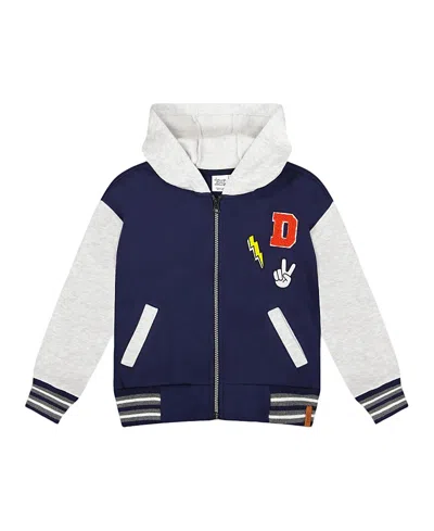 DEUX PAR DEUX DEUX PAR DEUX BOYS' FULL ZIP HOODED FLEECE JACKET - LITTLE KID, BIG KID