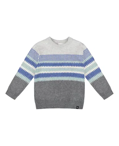 DEUX PAR DEUX DEUX PAR DEUX BOYS' KNITTED JACQUARD SWEATER - LITTLE KID, BIG KID