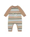 Deux Par Deux Boys' Knitted Romper - Baby In Multi