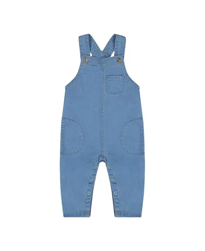 Deux Par Deux Boys' Light Soft Denim Overalls - Baby