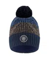 Deux Par Deux Boys' Lined Knit Pompom Hat - Little Kid, Big Kid In Multi
