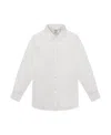 Deux Par Deux Boys' Long Sleeve Button Down Shirt - Little Kid In White