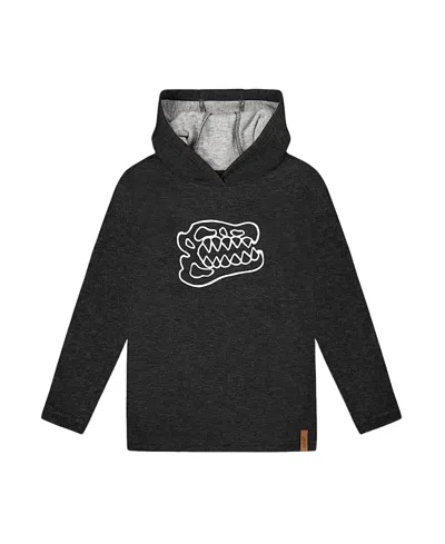 DEUX PAR DEUX DEUX PAR DEUX BOYS' LONG SLEEVE SUPER SOFT BRUSHED JERSEY HOODED SWEATSHIRT - LITTLE KID