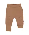 Deux Par Deux Boys' Organic Cotton Evolutive Pants - Baby In Brown