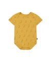 Deux Par Deux Boys' Organic Cotton Onesie - Baby In Yellow Bananas