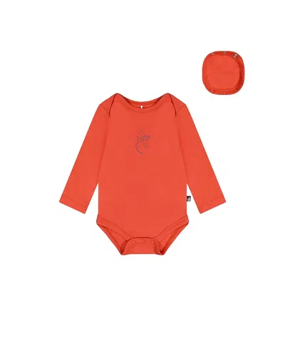 Deux Par Deux Boys' Organic Cotton Plane Detail Envelope Neck Romper - Baby In Multi