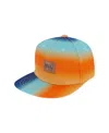 Deux Par Deux Boys' Printed Cap - Little Kid In Navy Blue/turquoise/and Orange