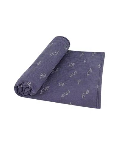 DEUX PAR DEUX DEUX PAR DEUX BOYS' PRINTED MUSLIN BLANKET - BABY
