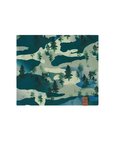 Deux Par Deux Boys' Printed Neck Tube - Little Kid In Green