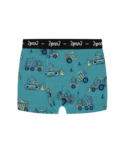 DEUX PAR DEUX DEUX PAR DEUX BOYS' PRINTED ORGANIC COTTON BOXER SHORTS - LITTLE KID, BIG KID