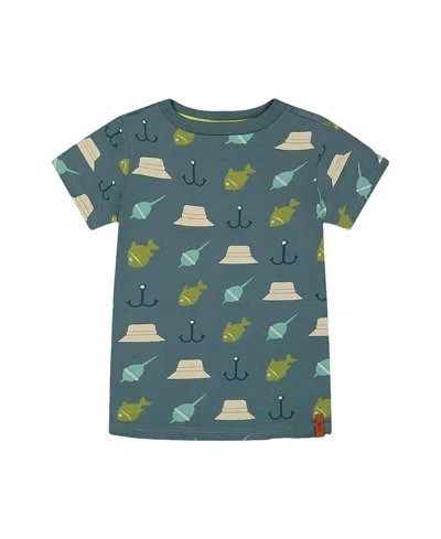 DEUX PAR DEUX DEUX PAR DEUX BOYS' PRINTED ORGANIC COTTON TEE - LITTLE KID, BIG KID