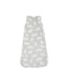 Deux Par Deux Boys' Printed Plush Sleep Sack Gray With Polar Bears - Baby In Printed Polar Bear