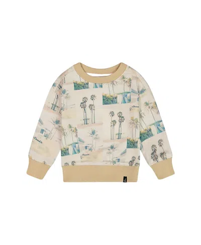 DEUX PAR DEUX DEUX PAR DEUX BOYS' PRINTED PULLOVER SWEATSHIRT - BABY