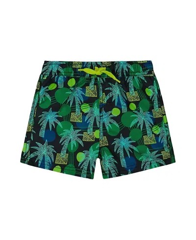 DEUX PAR DEUX DEUX PAR DEUX BOYS' PRINTED SWIM TRUNKS - LITTLE KID, BIG KID