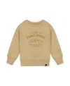 Deux Par Deux Little Boy's Pullover Graphic Sweatshirt Beige In Beige