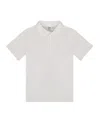Deux Par Deux Boy's Short Sleeve Polo Shirt White