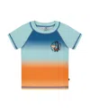 Deux Par Deux Boys' Short Sleeve Rashguard - Little Kid, Big Kid