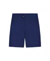 Deux Par Deux Boys' Slant Pocket Bermuda Shorts - Little Kid In Blue