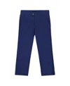 Deux Par Deux Boy's Slant Pocket Pants Navy Blue In Navy Blue