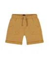 Deux Par Deux Boys' Stretch Twill Short - Baby In Tan