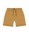 Deux Par Deux Boys' Stretch Twill Short - Little Kid, Big Kid In Tan