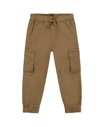 DEUX PAR DEUX DEUX PAR DEUX BOYS' TWILL JOGGER CARGO PANTS - LITTLE KID, BIG KID