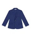 Deux Par Deux Little Boy's Two Button Blazer Navy Blue