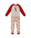 Deux Par Deux Boys' Two-piece Organic Cotton Pajama Set - Baby In Multi