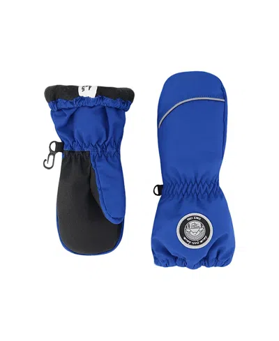 Deux Par Deux Boys' Winter Mittens Play - Baby, Little Kid, Big Kid In Blue